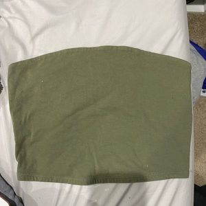 Garage Green Crop Top